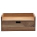 Wandregal >WL7.980< in Akazie, Massivholz - 45x20x30cm (BxHxT)