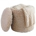 Pouf >WL7.793< in Beige, Bezug: Stoff - 45x40cm (HxD)