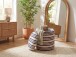 Pouf >WL7.799< in Beige, Bezug: Stoff - 45x40cm (HxD)