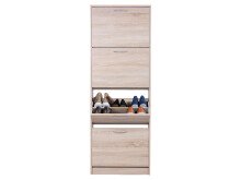 Schuhkipper >Mavin II< in Sonoma-Eiche - 58x162x25cm (BxHxT)
