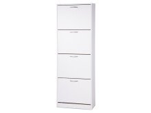 Schuhkipper >Mavin II< in Weiß - 58x162x25cm...
