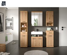 Badezimmer-Set >Scout< in Artisan Eiche Nachbildung...