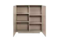 Kommode >Sivas< in Sand, Holzwerkstoff - 107x115x37,5cm (BxHxT)