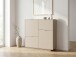 Kommode >Sivas< in Sand, Holzwerkstoff - 107x115x37,5cm (BxHxT)