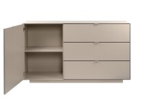 Sideboard >Sivas< in Sand, Holzwerkstoff - 160x90x37,5cm (BxHxT)