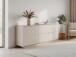 Lowboard >Sivas< in Sand, Holzwerkstoff - 160x62x37,5cm (BxHxT)