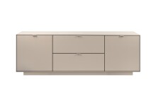 Lowboard >Sivas< in Sand, Holzwerkstoff - 185x62x37,5cm (BxHxT)