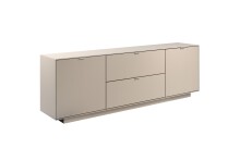 Lowboard >Sivas< in Sand, Holzwerkstoff - 185x62x37,5cm (BxHxT)