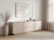 Lowboard >Sivas< in Sand, Holzwerkstoff - 185x62x37,5cm (BxHxT)