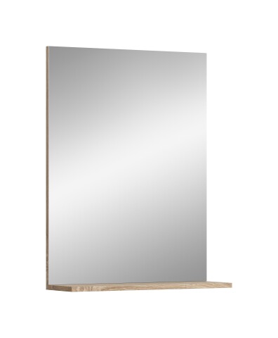 Spiegel >Lambada< in Eiche Sonoma hell Dekor / Spiegelglas - 60x79x18 (BxHxT)