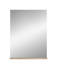 Spiegel >Lambada< in Eiche Sonoma hell Dekor / Spiegelglas - 60x79x18 (BxHxT)