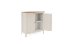 Kommode >Bergen< in samt / Dekor Artisan Eiche, Holzwerkstoff - 80x90x40 (BxHxT)