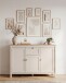 Sideboard >Bergen< in samt / Dekor Artisan Eiche - 120x90x40 (BxHxT)