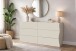 Sideboard >ONDA< in matt Kaschmir - 155,1x81,5x40 (BxHxT)