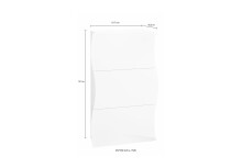 Schuhkipper >ONDA< in Matt Anthrazit - 71x121,1x26,6 (BxHxT)