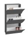 Schuhkipper >ONDA< in Matt Anthrazit - 71x121,1x26,6 (BxHxT)