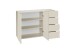 Sideboard >ONDA< in Matt Kaschmir, Holzwerkstoff - 129,7x81,2x40cm (BxHxT)