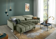 Ecksofa >Wolve< elektr. Sitzverstellung, Aragon...