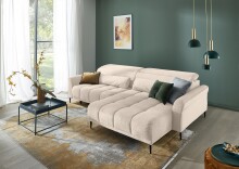 Ecksofa >Wolve< elektr. Sitzverstellung, Aragon...