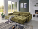 Big-Sofa >Wolve< 2x elektr. Verstellung, Cremona 38 oliv - 280x108x118cm (BxHxT)