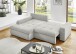Polsterecke >Luno< Stauraum+Schlaffunktion, Cord silbergrau - 241x89x175cm (BxHxT)