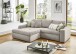 Polsterecke >Luno< Stauraum+Schlaffunktion, Cord creme - 241x89x175cm (BxHxT)