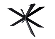 Tischgestell >TI-0670< in schwarz, Metall -...
