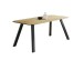 Tischgestell >TI-0670< in schwarz, Metall - 81x75x10cm (BxHxT)