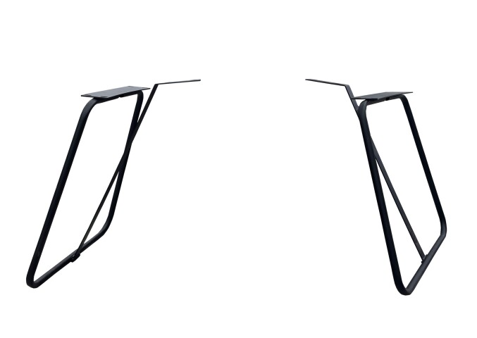 Tischgestell >TI-0670 < in schwarz, Metall - 61x75x10cm (BxHxT)