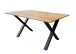 Tischgestell >TI-0670< in schwarz, Metall - 72cm (H)