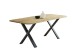 Tischgestell >TI-0670< in schwarz, Metall - 72cm (H)