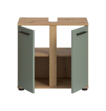 Waschbeckenunterschrank >Blake< in Artisan Eiche Nachbildung/Salbei