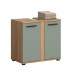 Waschbeckenunterschrank >Blake< in Artisan Eiche Nachbildung/Salbei