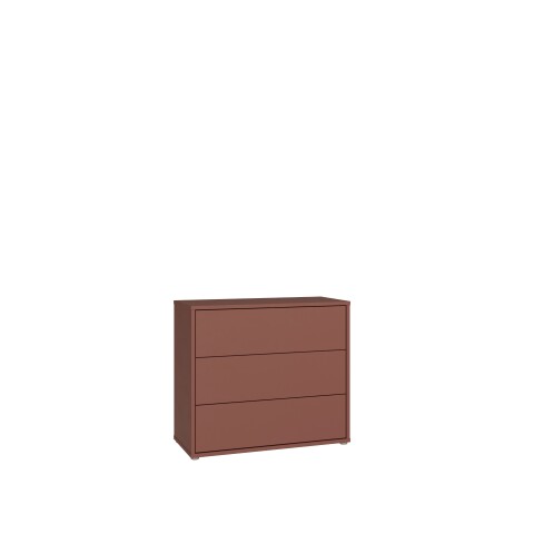 Kommode >ALICE SPRINGS< in Terrakottafarbig - 94,8x83,1x41,5cm (BxHxT)