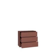 Kommode >ALICE SPRINGS< in Terrakottafarbig - 94,8x83,1x41,5cm (BxHxT)