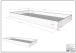 Hausbett >Fagus< Bettschublade + Textilhimmel, Buche massiv - 207,5x170x97,5 (BxHxT)