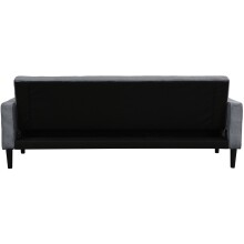 Schlafsofa >Aarhus< in Grau, Cord - 213x81x86cm (BxHxT)