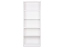 Regal >Bremen III< in Weiß - 68x188x35cm (BxHxT)