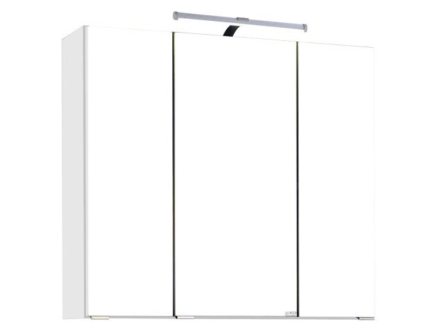 Spiegelschrank in weiß - 70x66x20cm (BxHxT)