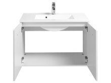 Waschtisch-Set >Bologna II< in Weiß aus MDF -...