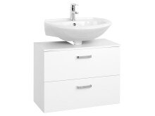 Waschbeckenunterschrank >Bologna I< in Weiß...