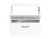 Waschbeckenunterschrank >Bologna I< in Weiß aus MDF - 60/70x54x35cm (BxHxT)