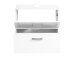 Waschbeckenunterschrank >Bologna II< in Weiß aus MDF - 60x54x35cm (BxHxT)