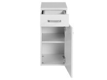 Unterschrank >Bologna< in Weiß Hochglanz aus...