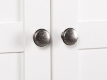 Kleiderschrank >Landsted< in Weiß - 120x200x51cm (BxHxT)