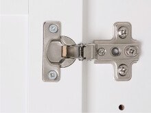 Kleiderschrank >Landsted< in Weiß - 120x200x51cm (BxHxT)