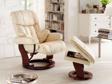 Relaxsessel >Carl I< mit Hocker, bis 130 kg...