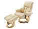 Relaxsessel >Carl I< in Creme Natur aus Formholz - 90x104-89x91-122cm (BxHxT)